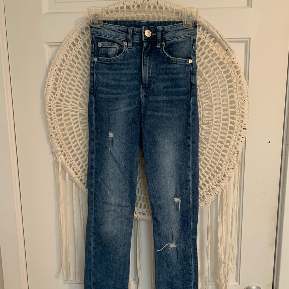 H&M high-waisted skinny jeans
